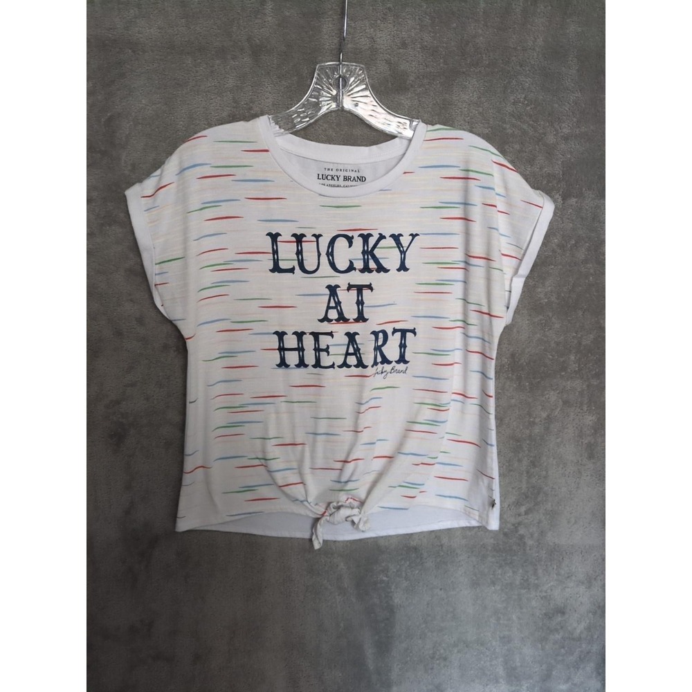 Lucky‎ Brand Tshirt Youth XL "Lucky At Heart"
